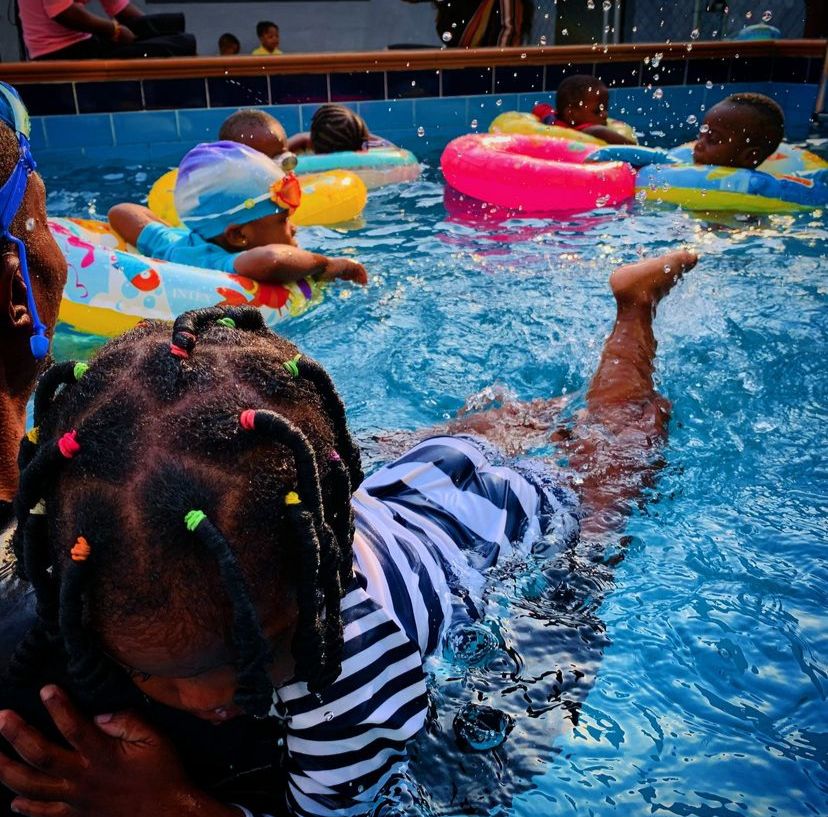 Swimming at Camilla Brook School